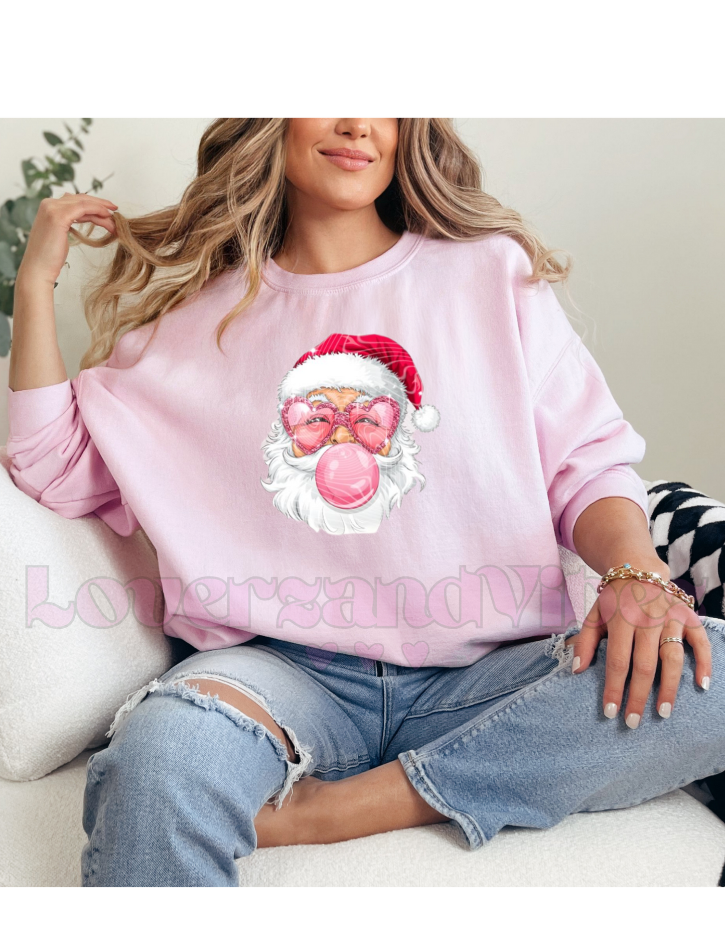 Santa Bubblegum Crewneck