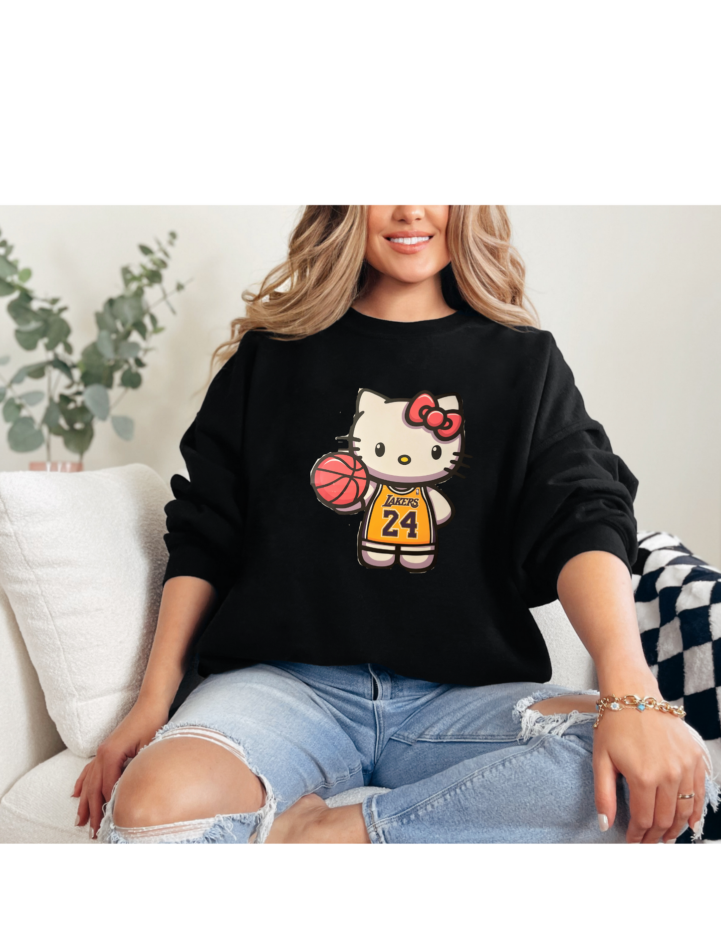 H. kitty lakrs Crewneck