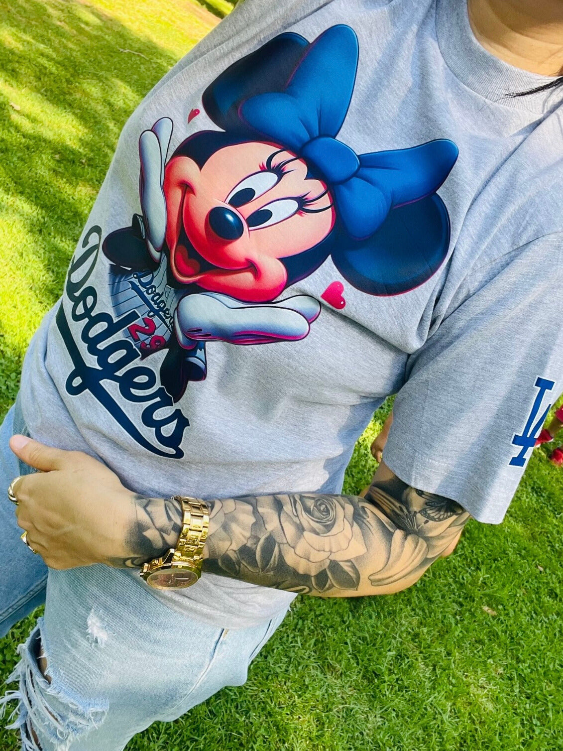 Minnie M Grey Tshirt