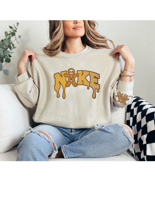 NKE Gingerbread Drip Crewneck