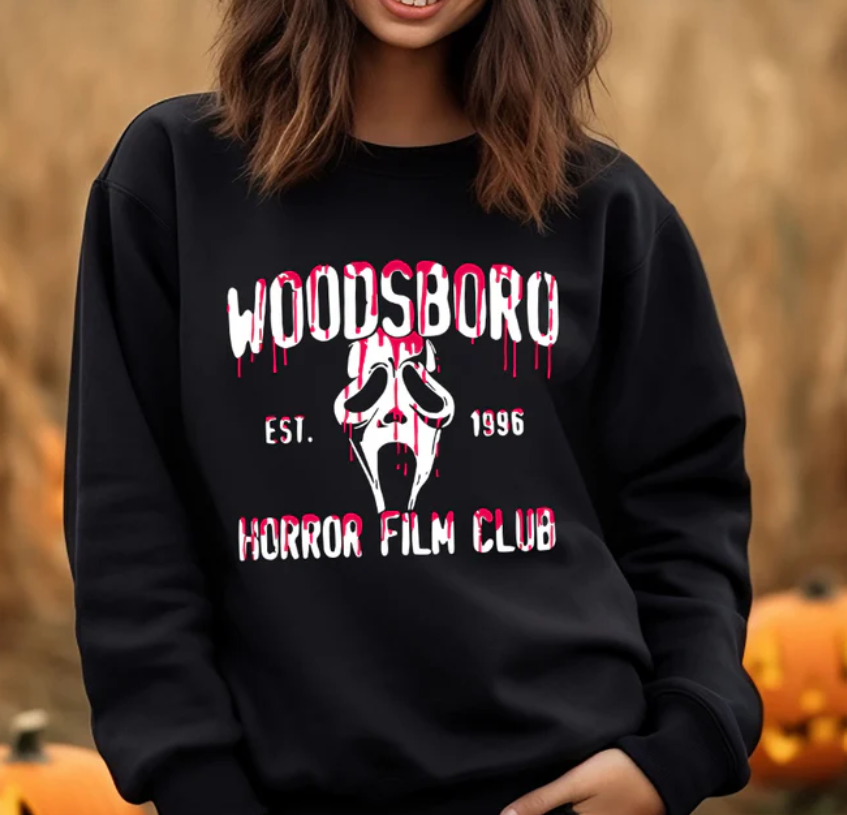 Woodsboro Black Crewneck